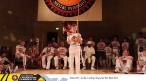 Capoeira - Ludvig sings for his blue belt (Denmark 2015)