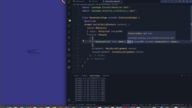 Flutter: Neumorphic Design In Just 1 Line | VelocityX Neumorphism Explained смотреть онлайн