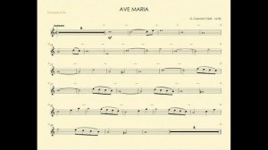 Каччини - Аве Мария - минусовка для трубы