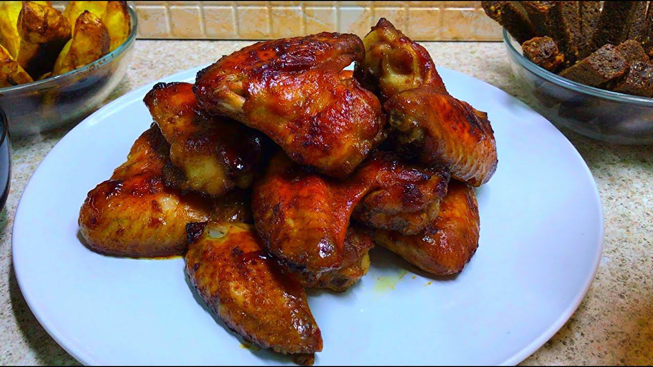 КУРИНЫЕ КРЫЛЫШКИ ПО ОСОБОМУ РЕЦЕПТУ. ЭТО ОЧЕНЬ ВКУСНО. ГОТОВЬТЕ СРАЗУ ДВОЙНУЮ ПОРЦИЮ. Простой рецепт