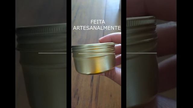 Vela de Óleo Essencial e Erva de Camomila