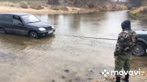 Коп УТОПИЛИ НИВУ