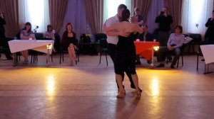 Charming perfomance of Yuliya Lopatka & Eugenij Kuchma. Milonga. Kiev 2018