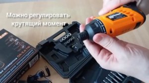 Отзыв о аккумуляторной отвертке Вихрь ОА-3,6-ТФ