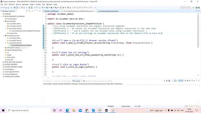 Cucumber Expressions vs Regular Expressions смотреть онлайн