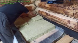 Укладка утеплителя в пол на лагах в деревянном доме_HD