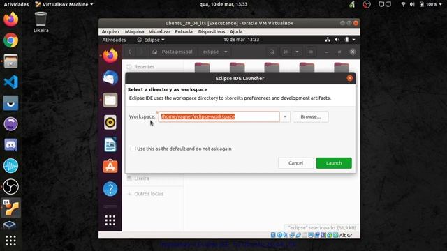 Instalando a IDE Eclipse JEE no Ubuntu 20.04.LTS смотреть онлайн