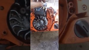 как выставить зажигание (зазор) на бензопиле