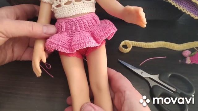 Комплект Розочка* Юбка с розочками* Мастеркласс* смотреть онлайн