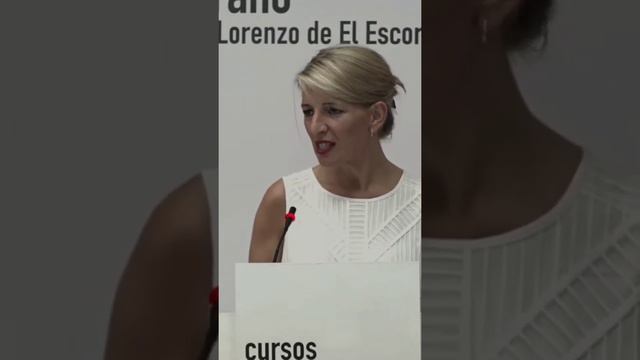 Yolanda Díaz elogiando a Podemos y hablando de #SUMAR