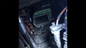 BMW F01 Замена вентилятора печки