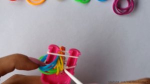 Браслет Дружба. Браслеты из резинок на рогатке