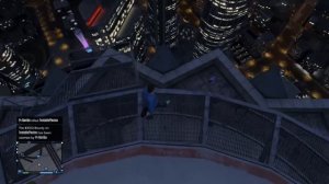 GTA 5 - Top of Maze Bank (falling down)