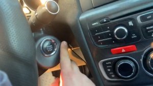 Кнопка старт стоп на Citroen C4 B7