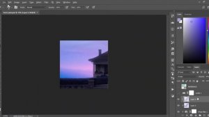 How to Make a Calm Anime Landscape using Adobe Photoshop | speedart by paresthexia