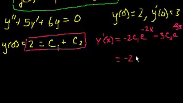 2nd order linear homogeneous differential equations 3 | Khan Academy смотреть онлайн