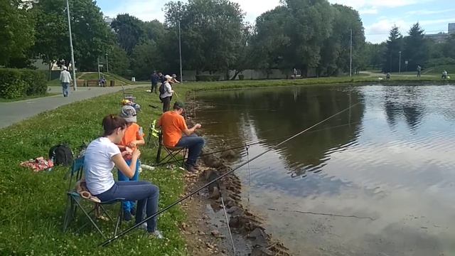 Чемпионат по рыбалке на Малом Ангарском пруду 7 июля 2018 смотреть онлайн