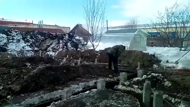 Фундамент на железобетонных сваях смотреть онлайн