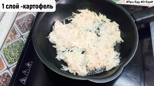 Картофельная лепёшка. Ленивые драники.
