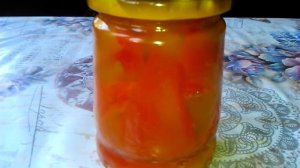 Перец  в медовом маринаде