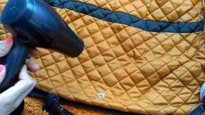 Удаляем жвачку с одежды легко и быстро с помощью фена