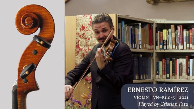 Ernesto Ramírez "Petit Carré" violin #42 2021 / Cristian Fatu / at the Metzler Violin Shop смотреть онлайн