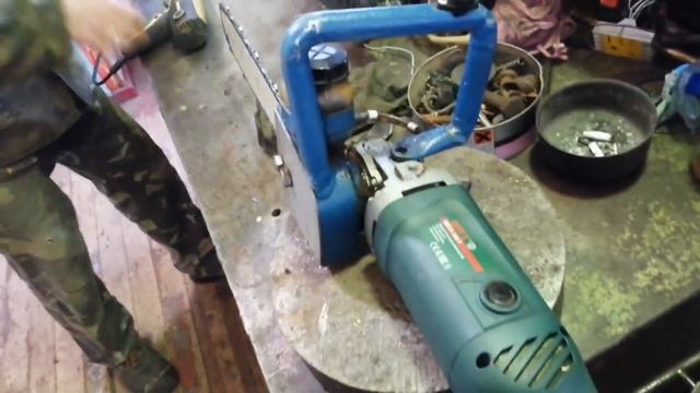 Електро пила своими руками с болгарки смотреть онлайн