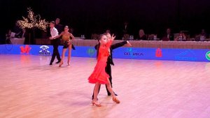 Самба, румба, джайв / Юниоры-1 La (D) - Lida Open 2023 (06.05.2023) спортивные бальные танцы