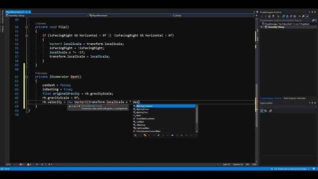 How To Dash In Unity
