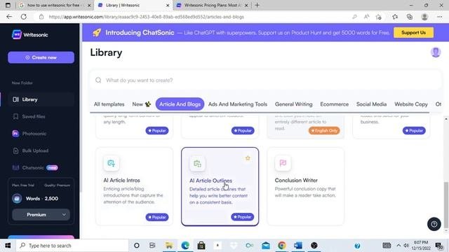 How To Use Writesonic Free In 2023 (Beginners Tutorial)