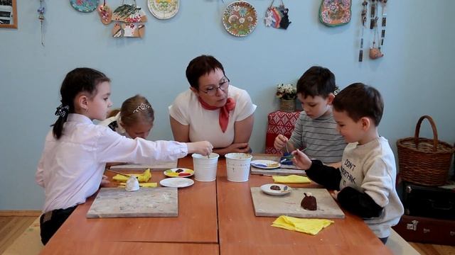 Мастер класс "Глиняная игрушка" / часть 2 роспись