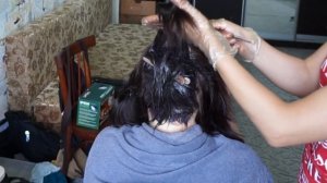 ИЗ БРЮНЕТКИ В ШАТЕНКУ ДОМА / СМЫВКА ЧЁРНОЙ КРАСКИ С ВОЛОС #СкромняжкаКрис