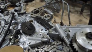 Subaru Tribeca B9 EZ30D (2007) (Переборка ДВС) ч.2 Разборка