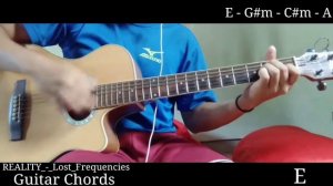 Reality - Lost Frequencies (Guitar Chords)