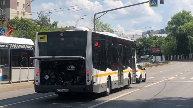 Истринский НефАЗ-5299-31-52 Н 783 ОМ 790 Наше Подмосковье На Новощукинской улице, г. Москва смотреть онлайн