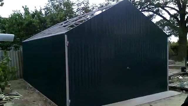 Гараж из металло профиля