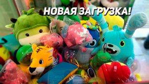 ВЫИГРЫВАЕМ МНОГО КРУТЫХ ИГРУШЕК! Играем в Аппарат Хватайка!