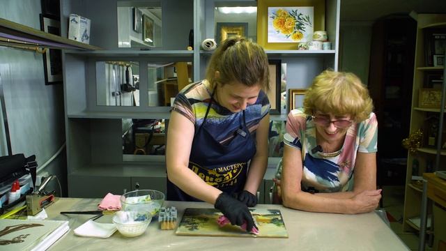 КАК ВОССТАНОВИТЬ СТАРИННУЮ КАРТИНУ за 2 часа РАСКРЫВАЮ ПРАВДУ как почистить картину и сделать светл смотреть онлайн