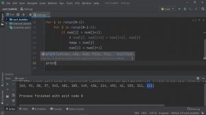 Сортировка пузырьком в python / Bubble sort in Python