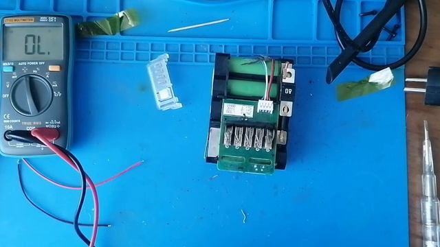 Как отремонтировать аккумулятор от шуруповёрта Metabo 18V на 5,2 ампер часа