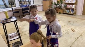 Московский детский чемпионат «Мастерята» по компетенции «Парикмахерское искусство».