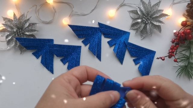 Снежинка из глиттерного фоамирана своими руками смотреть онлайн