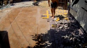 Укладка тротуарной плитки (часть 2) СВОИМИ РУКАМИ