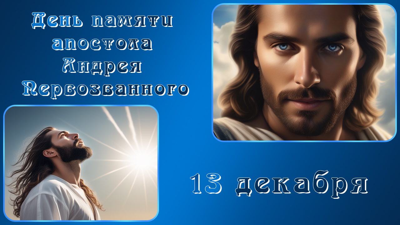 13 декабря День Андрея Первозванного Поздравление. День памяти апостола Андрея Первозванного