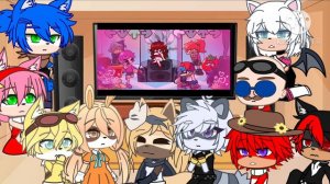 Sonic Characters React To FNF VS IMPOSTER V4 BUT They’re Human // FNF MOD // AMONG US
