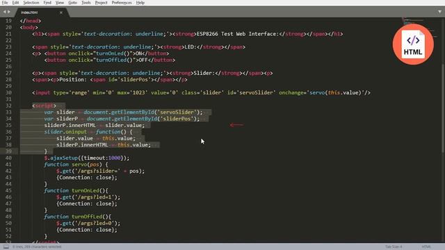 CONTRÔLER un ARDUINO avec une PAGE HTML смотреть онлайн