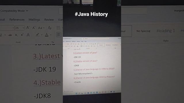 #History of java #java #interview #knowledge#java programming