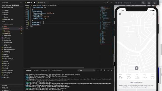 Taxi Booking App by Codextrivia Dribbble To React Native Part #03 смотреть онлайн