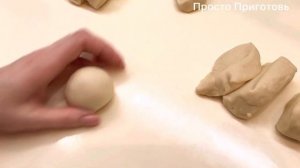 Дрожжевые пирожки без расстойки теста! Пирожки готовятся очень быстро, все смешал и сразу лепи!