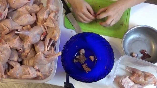 Как просто и быстро разделать ТУШКУ ПЕРЕПЕЛА? Как очистить желудок перепела смотреть онлайн